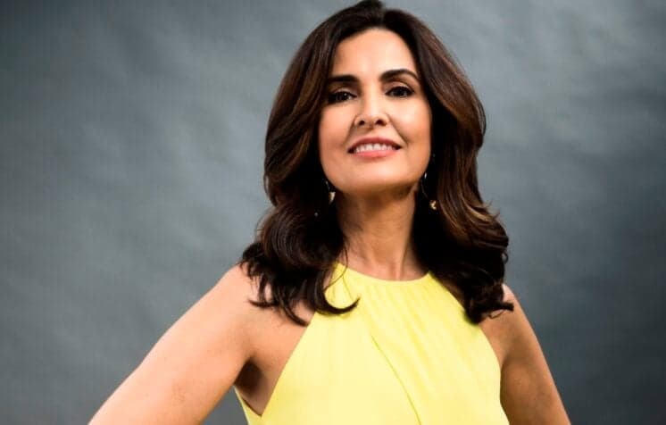 Fátima Bernardes adota cadelinha: “Bem-vinda, Flora”