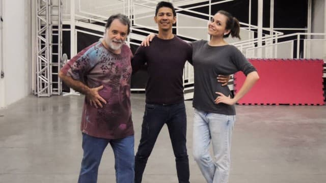 Monica Iozzi e Tony Ramos ensaiam tango para "Vade Retro"