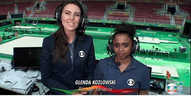 Narradora da Globo se emociona e chora na vitória da Ginástica Artística do Brasil