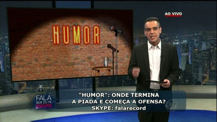Humorista liga para o “Fala que eu te escuto” e constrange bispo da Record: “dar o bumbum é pecado?”