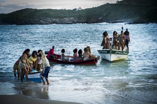 Chica (Tatiana Tiburcio), Vanda (Cinara Leal), Dora ( Juliana Alves) e Joana (Erika Januza). (Foto: Reprodução / TV Globo)