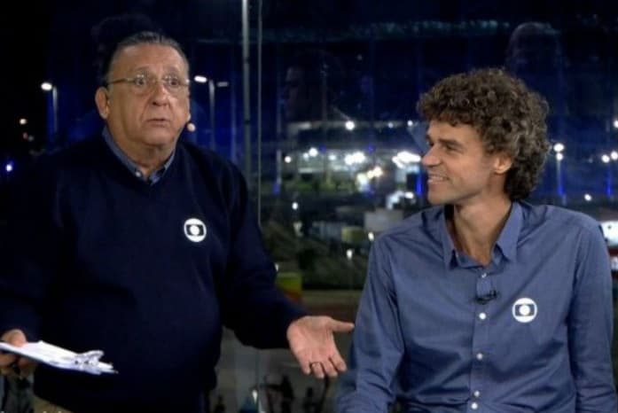 Guga volta a repercutir na transmissão do terceiro ouro do Brasil na Globo