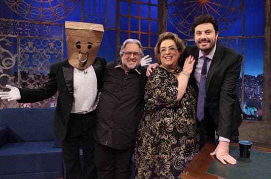 Mamma Bruschetta, Leão Lobo e o Homem do Saco estarão no "The Noite"