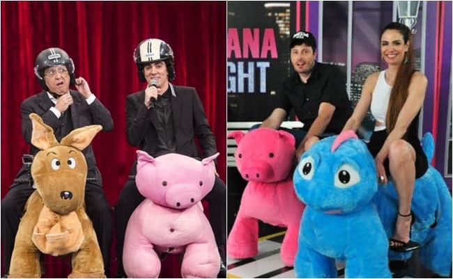 Adnet faz mesma brincadeira do "Luciana by Night" na estreia do seu novo programa
