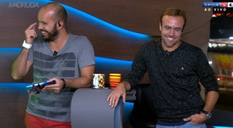Apresentadores falam dos canais Globosat e áudio vaza em falha do SporTV
