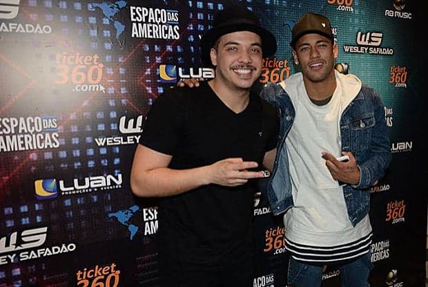 Wesley Safadão sobre carreira musical de Neymar: "quero você no palco comigo"