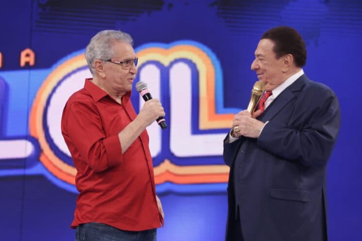 Raul Gil recebe Carlos Alberto de Nóbrega e Nina