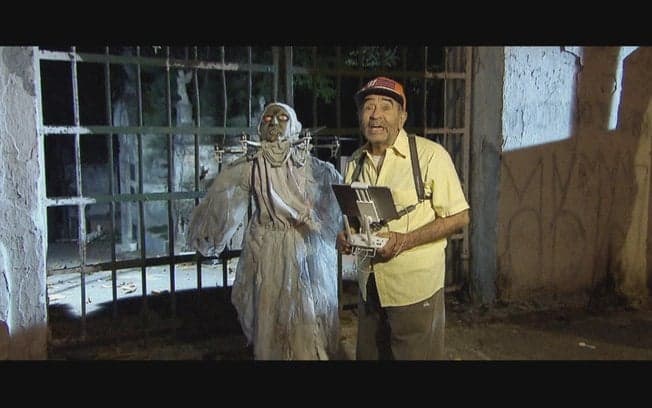Pegadinha com "bruxa-drone" de Silvio Santos bomba na web