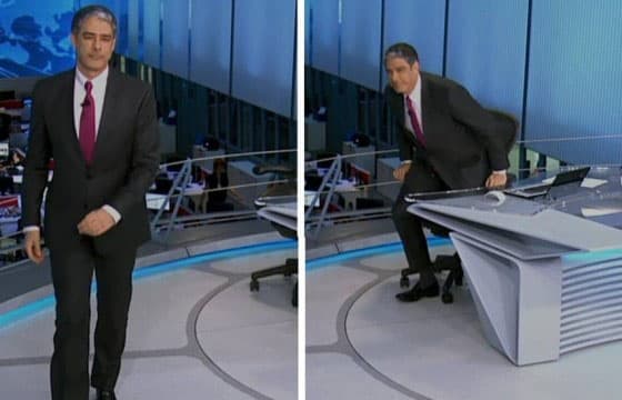 Bonner deixa "Jornal Nacional" antes do programa acabar e intriga espectadores