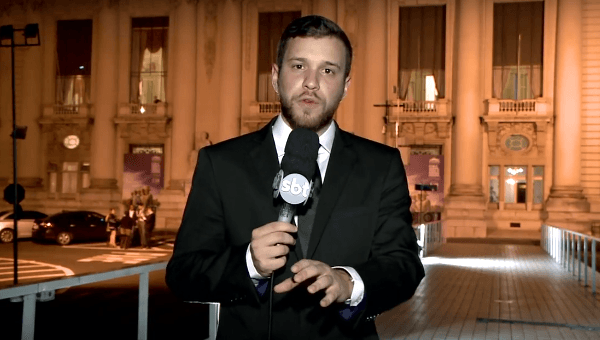 Cassius Zeilmann se acidenta no Domingo Legal e leva cinco pontos no rosto