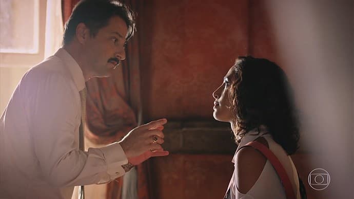 "Velho Chico": Após Tereza pedir divórcio, Carlos pede indenização por "chifre"