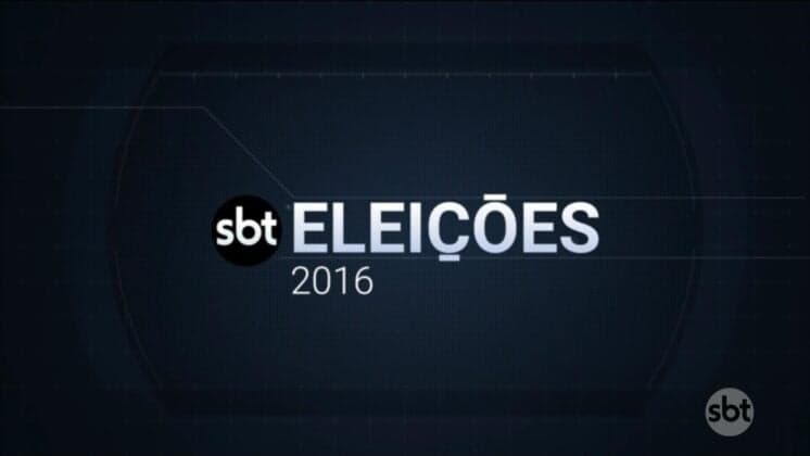 SBT fará flashes durante o domingo para a cobertura das eleições