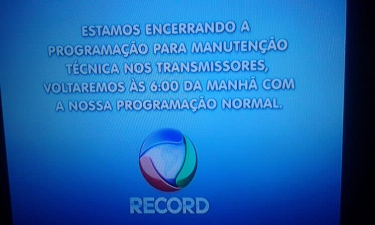 Record tem ficado “em manutenção” toda semana com horário fixo e chama atenção