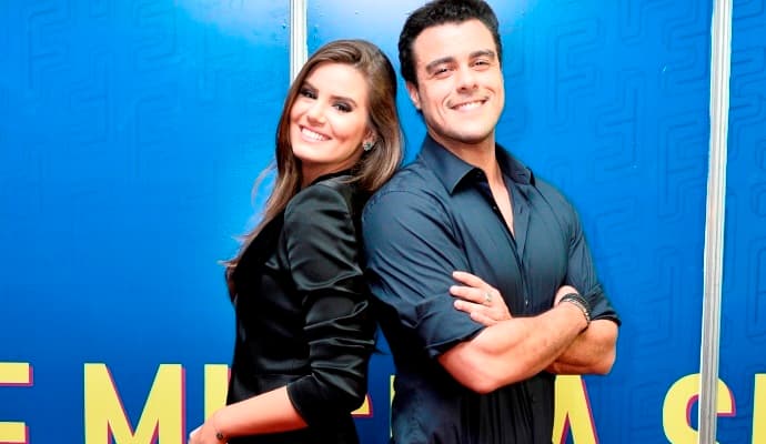Camila Queiroz e Joaquim Lopes gravam especial de fim de ano da Globo