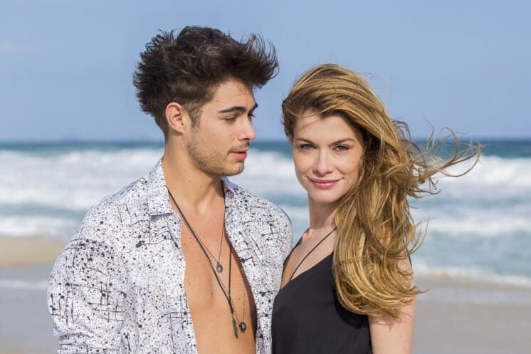 13 anos mais novo, Rafa Vitti confessa amor platônico por Alinne Moraes, seu par romântico em "Rock Story"
