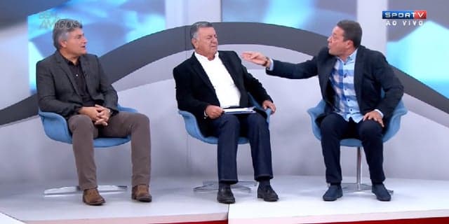 Vanderlei Luxemburgo bate boca no "Bem Amigos" e Cleber Machado manda técnico estudar