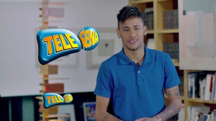 Neymar estrelará campanha da Tele Sena de Natal junto com a família