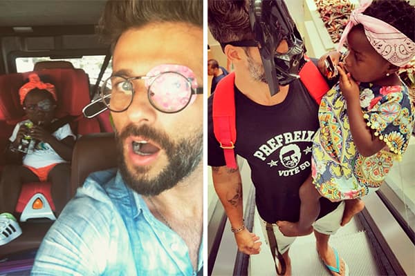 Após prestar queixa contra racismo, Bruno Gagliasso posta foto com a filha e manda recado