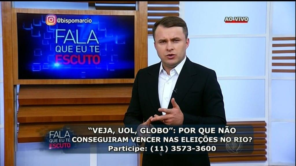 Televisão aberta transmite mais de 90 horas de programação da Igreja Universal por dia