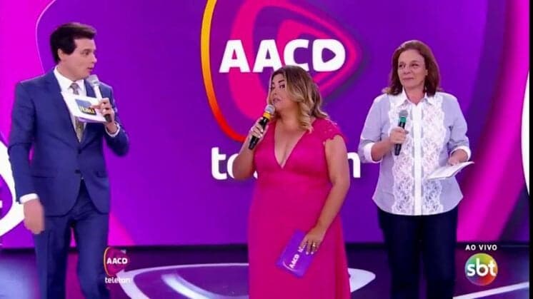 Bom humor marca entrada de atrizes globais no "Teleton"