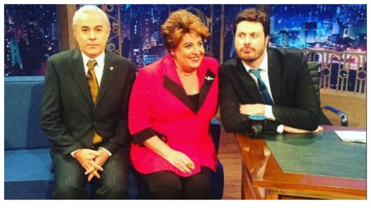 Contratado da Globo, Tom Cavalcante marca presença no "The Noite" do SBT e repecurte na web