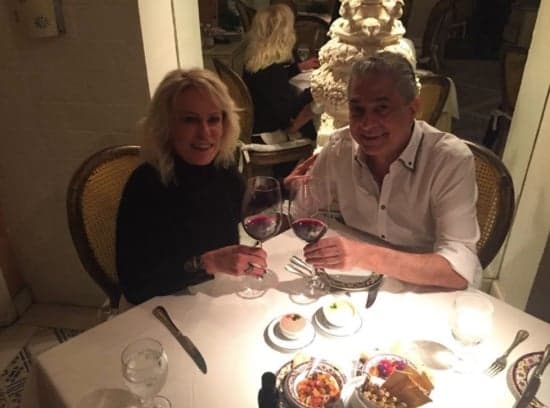 Ana Maria é vista em jantar com o ex de Luiza Brunet