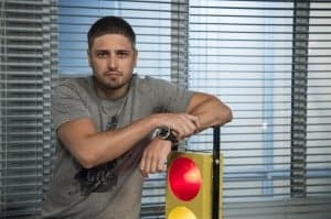 Daniel Rocha (Gustavo) em "A Lei do Amor" (Foto: Globo/Estevam Avellar)