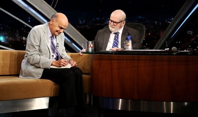 Em seu programa, Jô Soares revela que foi curado por Drauzio Varella