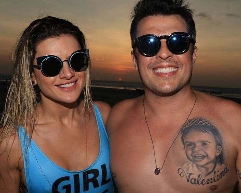 Wellington e sua esposa (Foto: Reprodução / Internet)