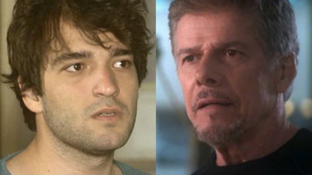"A Lei do Amor": Tião provoca e apanha de Tiago
