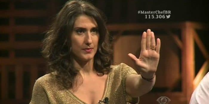 Paola Carosella no "MasterChef", na Band (Foto: Reprodução/Band) Paola Carosella no "MasterChef", na Band (Foto: Reprodução/Band)