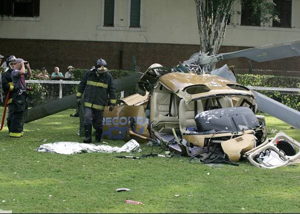 Laudo revela o que causou queda de helicóptero da Record em 2010