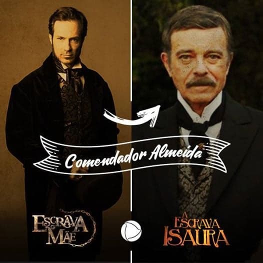 Em campanha, Record compara os personagens de "Escrava Mãe" e "A Escrava Isaura"