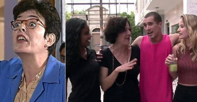 Bia Montez, a Dona Wilma, visita estúdio de "Malhação" após 10 anos