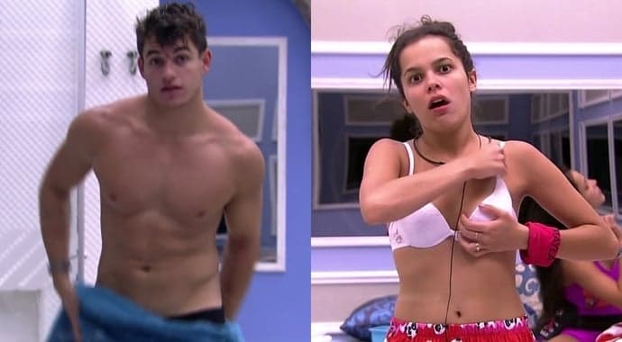"BBB17": Antônio e Mayla deixam escapar partes íntimas; veja
