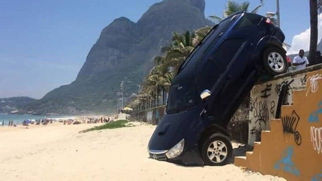 "Tomara que aprenda", diz Marcello Novaes sobre filho que 'derrubou' carro em praia