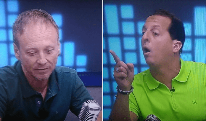 Clima esquenta em canal de TV e apresentador chama comentarista de burro