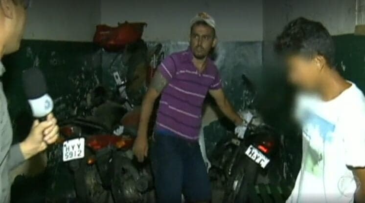 Homem xinga e tenta bater no repórter do "Cidade Alerta"; veja