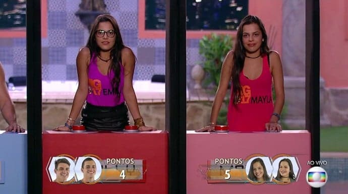 Concorrentes, gêmeas do "BBB 17" brigam pela primeira vez