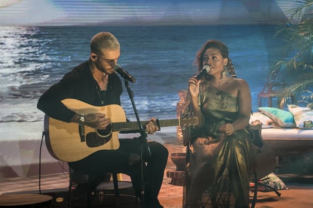 Lucas Lucco e Gaby Amarantos estreiam novo quadro do "Fantástico"