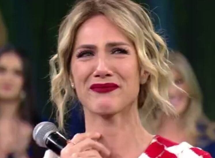 Giovanna Ewbank chora em sua volta ao "Domingão"; confira