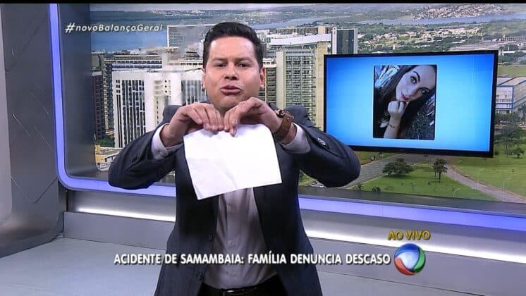 Record demite apresentador do "Balanço Geral" que chamou Ludmilla de "macaca"