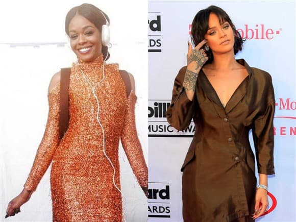 Rapper Azealea Banks e Rihanna (Foto: montagem.)