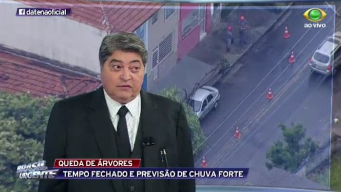 A pedido de diretor da Band, Datena volta a aparecer sem barba após oito dias