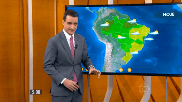 Você sabia? Globo é a única emissora a ter o "homem do tempo"