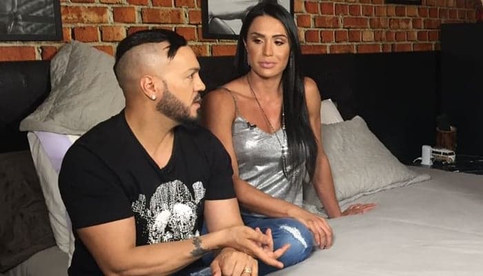 Belo e Gracyanne Barbosa (Foto: Divulgação/SBT)