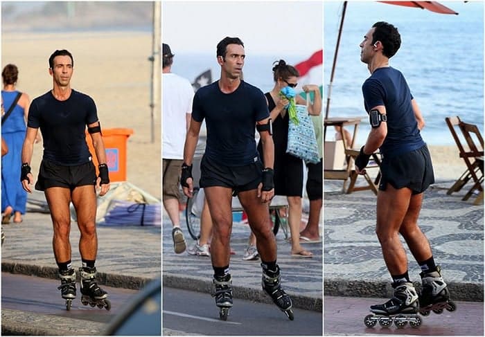 César Tralli sofre bullying na rua e abandona de vez os patins