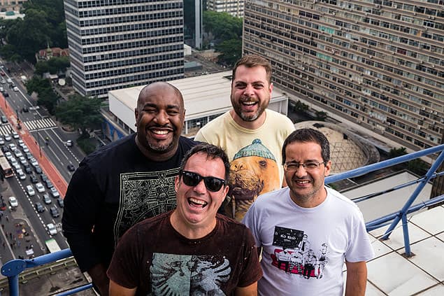 De férias, equipe do "Pânico" e do "Encrenca" se encontram nos EUA