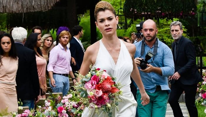 “Rock Story”: Diana abandona Léo no altar por Gui mas leva fora do roqueiro