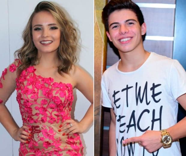 Larissa Manoela curte noitada com seu ex-namorado Thomaz Costa